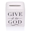 Porcelain Prayer Cube - Give It To God