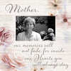 Picture Frame- Mother - "Our Memories Will..."
