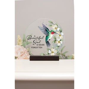Plaque - Hummingbird Stand