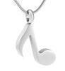 Keepsake Urn Pendant - Music Note
