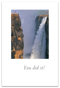 Greeting Card - Congratulations - "You did it!"