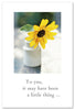 Greeting Card - Thank You - "...to me, it was huge!"
