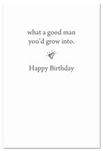 Load image into Gallery viewer, Greeting Card - Son&#39;s Birthday - &quot;...long before we knew...&quot;