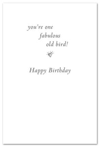 Greeting Card - Birthday - "...one fabulous old bird."