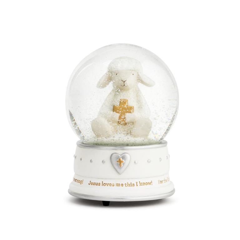 Snow Globe - Jesus loves me this I know - Lamb