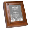 Keepsake Box - "One Heart" - Velvet Lined - 5" X 7" Photo Frame