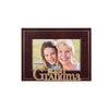 Picture Frame - Grandma - Walnut and Brass - 4" X 6" Photo