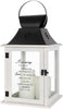 Lantern - Sentimental Inscriptions - 3 Flameless Candles - 18" - Multiple Verses Available