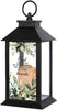 Lantern - "In His Keeping" - Foliage - 13" Clear