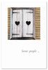 Greeting Card-Anniversary to Couple "Some people..."