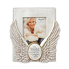 Memorial Picture Frame - Angel Wings - "Ever Cherished in Our Hearts..." - 4" X 6" Photo - 8.75" X 7.75" Frame
