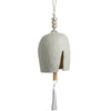 Inspired Bell - Hanging Decoration - Remembrance - Soft White - Ceramic and Metal