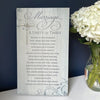 Wall Plaque - Marriage - A Unity of Three