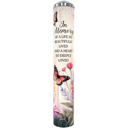 New!!!  Memorial Pole - Garden Monarch Butterfly
