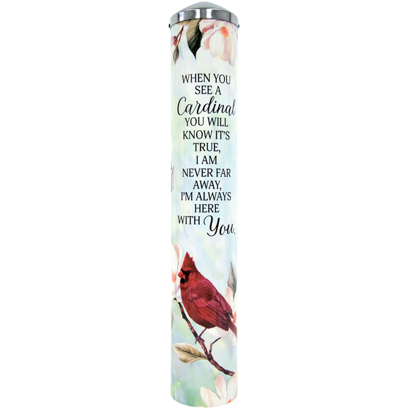 Condolence - Cardinal - Memorial Pole