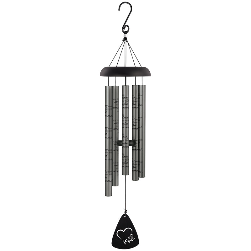Windchime - Peaceful Memories - Charcoal Sonnet Chime