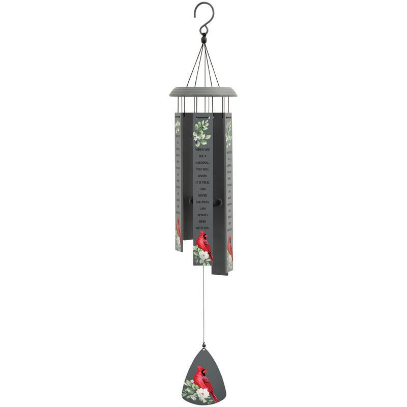 Windchime - Cardinal with Bars 