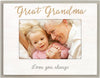 Picture Frame - Great Grandma - Cream with Gold and Black Text