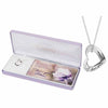 Necklace - "I love you Mom" - Mobius Heart - 20" Chain