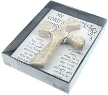 Load image into Gallery viewer, Cross - Hand-Held - Gift Box - Polystone - 3&quot; L x 4.25&quot; H