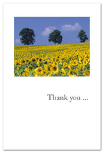 Load image into Gallery viewer, Cards~Sunflowers &quot;Thank you for your never-ending kindness&quot;