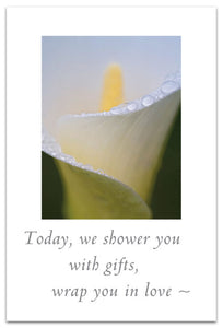 Greeting Card - Wedding Shower - "...wish you the wedding of your dreams."