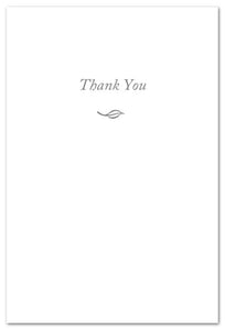 Greeting Card - Thank you - "Simply, thank you"