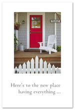 Load image into Gallery viewer, Greeting Card - New Home - &quot;Here&#39;s to the new place...&quot;