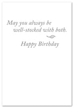 Load image into Gallery viewer, Greeting Card - Birthday - &quot;Good wine and good friends...&quot;