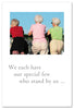 Greeting Card - Friendship - "...no ifs, ands, or butts."