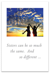 Greeting Card - Sister's Birthday - "Sisters can be..."