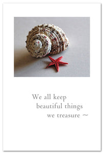 Greeting Card - Birthday - "...beautiful things we treasure."