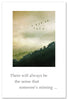 Greeting Card - Condolence - "I am always there with you."