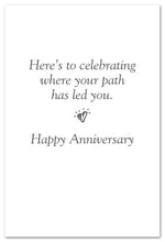 Load image into Gallery viewer, Greeting Card - Anniversary - &quot;...Here&#39;s to celebrating...&quot;