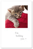Greeting Card - Support & Encouragement - "I'm holding you in my heart"