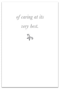 Greeting Card - Caregiver Support - "...caring at its very best"