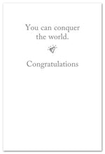 Load image into Gallery viewer, Greeting Card - Wedding - &quot;Together ~ You can conquer the world.&quot;