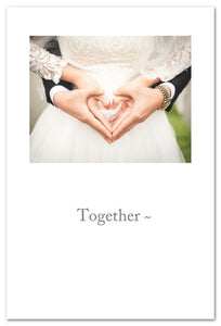 Greeting Card - Wedding - "Together ~ You can conquer the world."