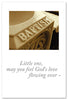 Greeting Card - Baptism - "...may you feel God's love..."