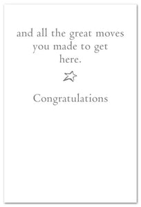 Greeting Card - Congratulations - "To your success..."