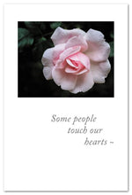 Load image into Gallery viewer, Greeting Card - Condolence - &quot;Some people touch our hearts...&quot;