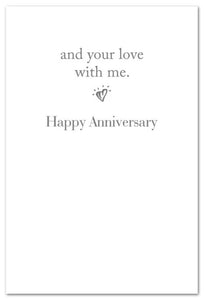 Greeting Card - Anniversary - "Thank you for sharing your life..."