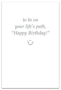Greeting Card - Birthday From All - "...lucky enough..."