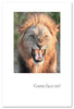 Greeting Card - Support & Encouragement - "Game face on!"