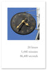 Greeting Card - Birthday - "...The birthday clock is ticking..."