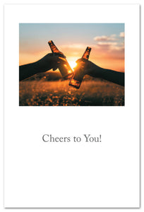 Greeting Card - Many Occasions - "Cheers to you!"