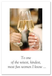Greeting Card - Birthday - "To one of the wisest..."