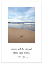 Load image into Gallery viewer, Greeting Card-Pet Condolence "Some will be missed more than words..."