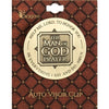 Visor Clip - The Man of God Prayer - Brass-tone - 2"