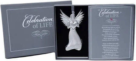 Memorial Ornament - Angel - Celebration of Life